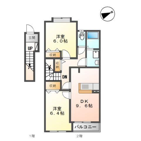 シェリール 間取り図画像