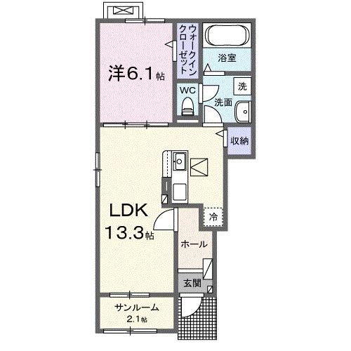 ラフィーネロジュマンⅢ（101） 間取り図画像