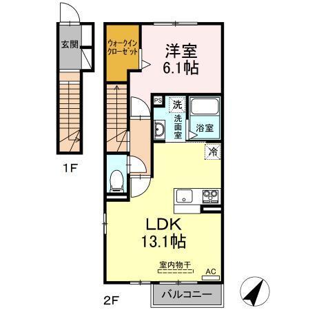 エルフォルク（207） 間取り図画像