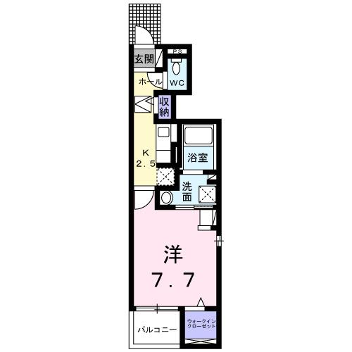 リアン　フォール（101） 間取り図画像