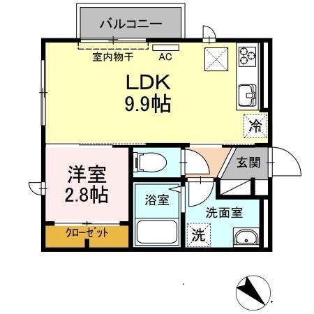 アベニーレ　Ⅱ（105） 間取り図画像