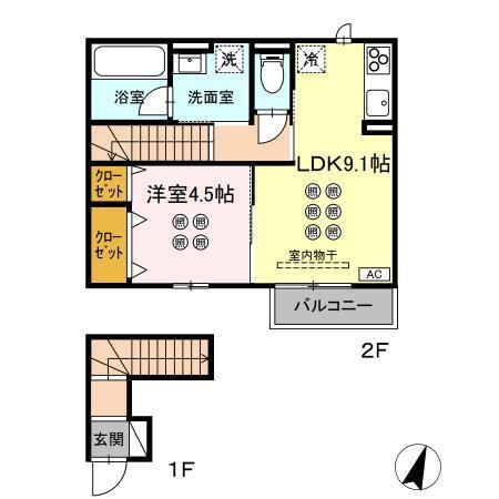 セレニテ（202） 間取り図画像