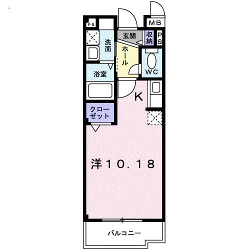 カルム　ペイザージュ（302） 間取り図画像