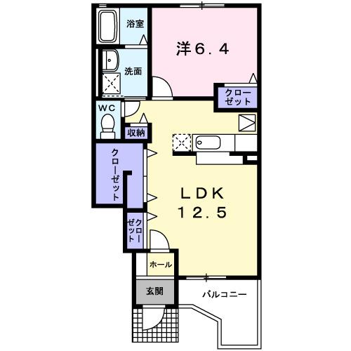 ラ　メゾン　プロスペリテⅢ（103） 間取り図画像