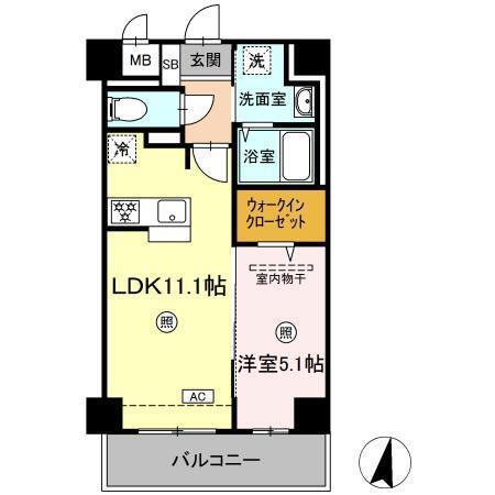 メゾン・ド・ウミライ　松江駅前（902） 間取り図画像