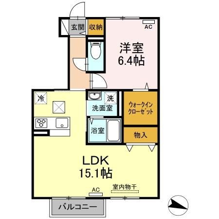 フォルティア．ｍ（103） 間取り図画像