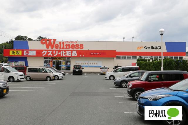 ドラッグストアウェルネス黒田店：616m