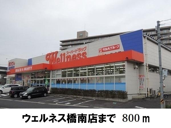 ウェルネス橋南店：800m