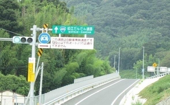 だんだん道路入口：2200m