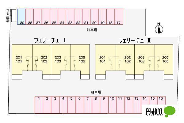 フェリーチェ　Ⅰ（203） 駐車場