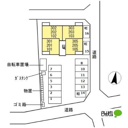 ツインテラスⅦ（102） 駐車場