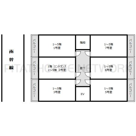 モデラート馬渕 外観写真6 部屋配置図