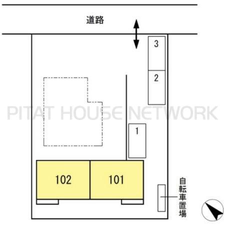 カーサ　フェリーチェ 外観写真5 配置図