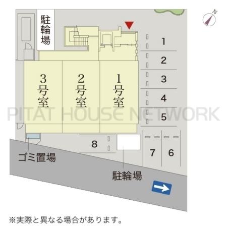 リデンテ 外観写真10 配置図