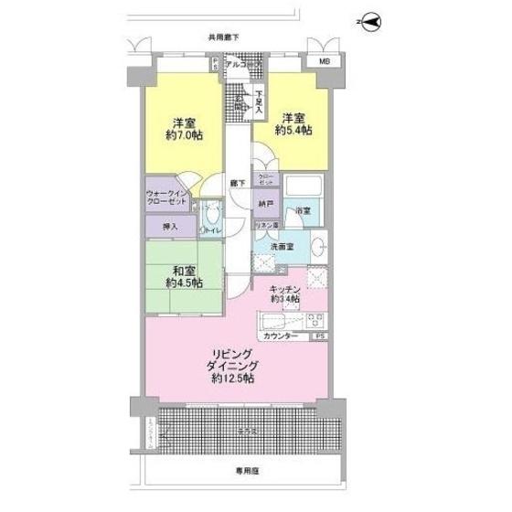 Maison　Glanz-Wｅｌｌｉｔｈ　ANDOU（107） 間取り図画像