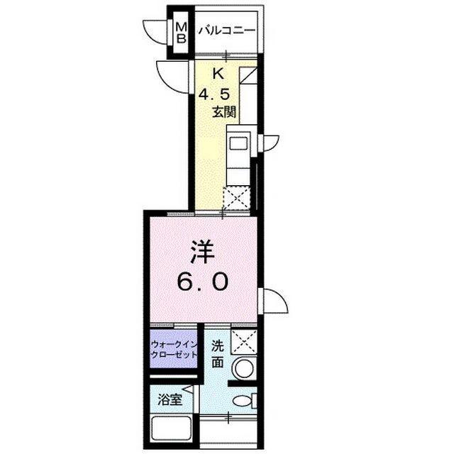モデルヌタウン（401） 間取り図画像