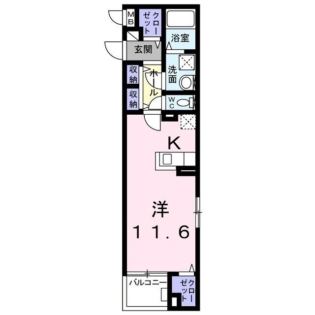 モデラート（301） 間取り図画像