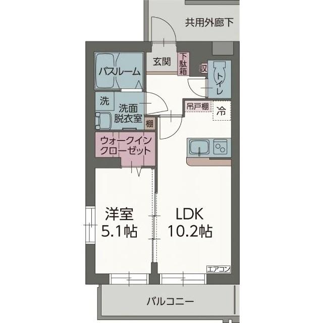 レジェンド（203） 間取り図画像