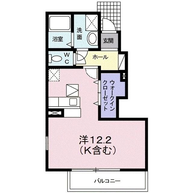 ヴェズレー・西中原（102） 間取り図画像