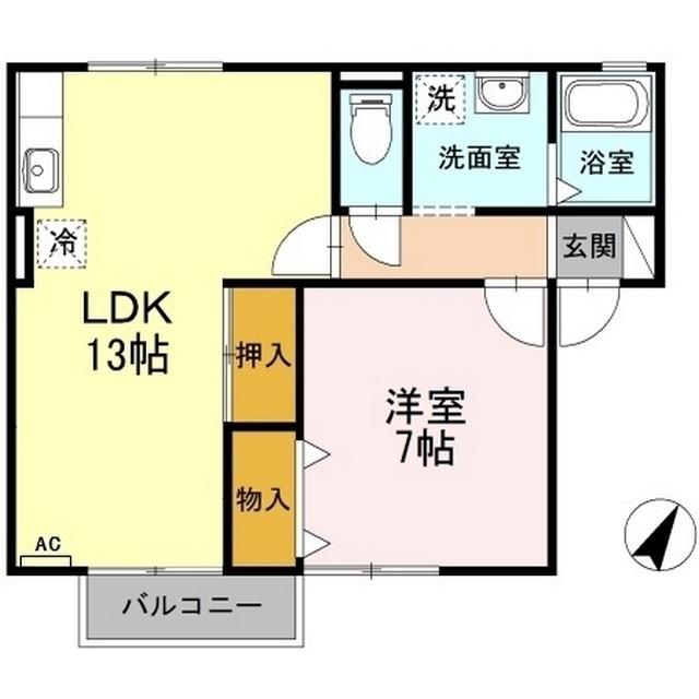 ベルエポック　A（205） 間取り図画像