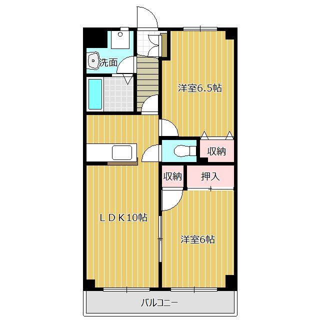 セゾンコート7・（202） 間取り図画像