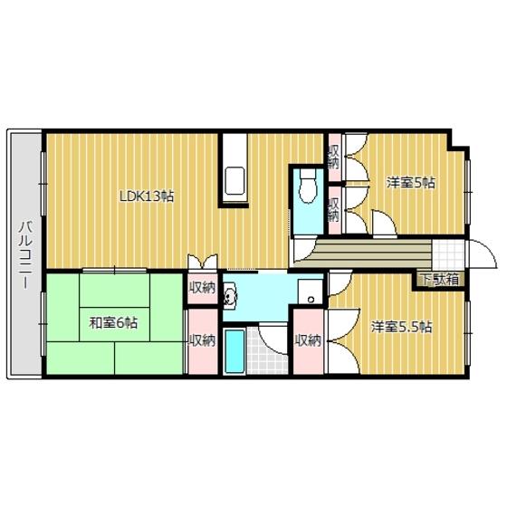 パークホームズ壱番館（206） 間取り図画像