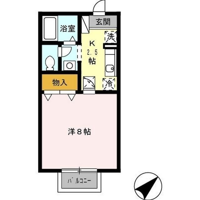 リヴェール（101） 間取り図画像