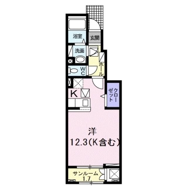 ベル　アウローラ（102） 間取り図画像