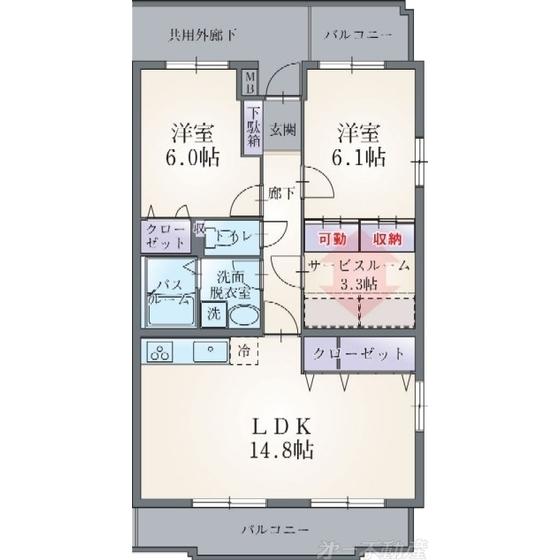  間取り図写真