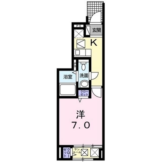 フラン　コリーヌ（102） 間取り図画像