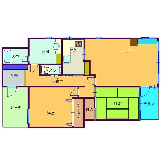  間取り図写真