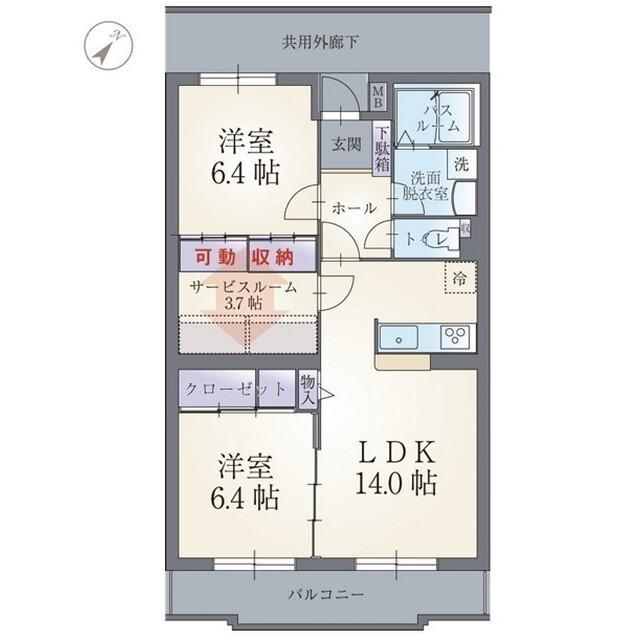 間取図(反転)