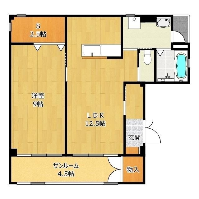 中村ビル（4F） 間取り図画像