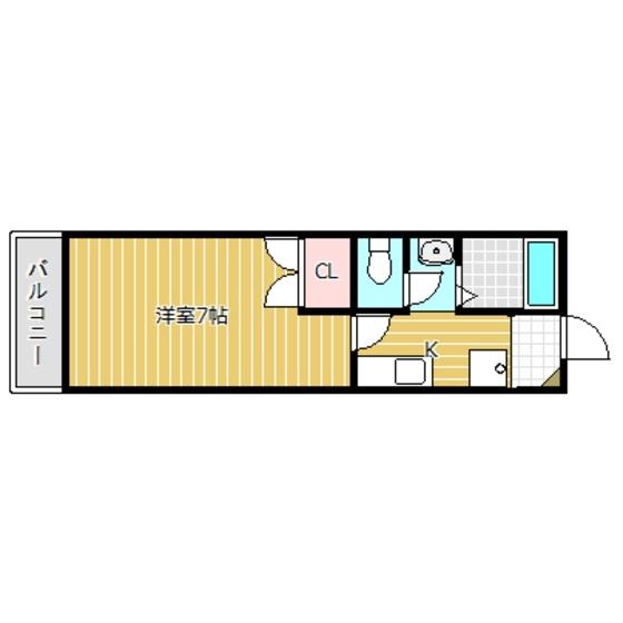 ユージックス伝馬（403） 間取り図画像