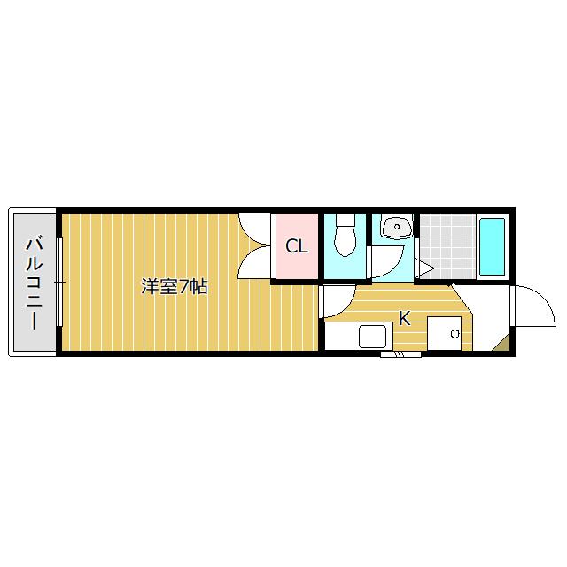 ユージックス伝馬（405） 間取り図画像
