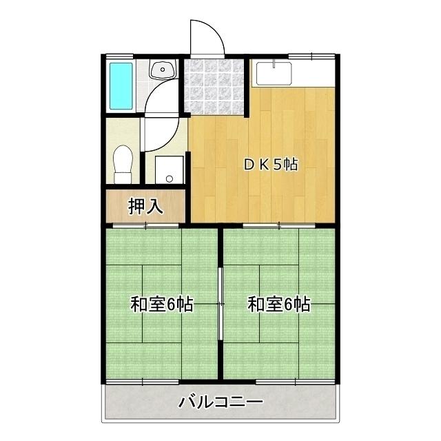清風荘・（201） 間取り図画像