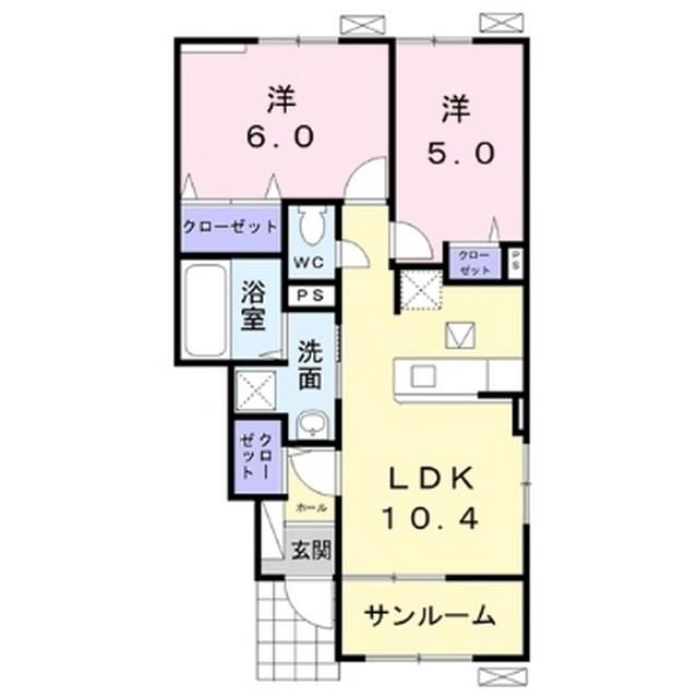 プランドール・Ⅱ（105） 間取り図画像