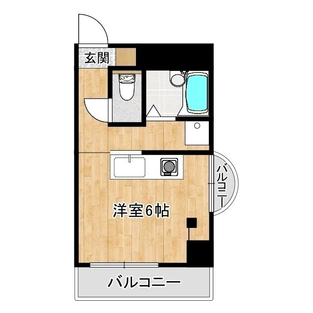 ラ・フォーレ清春（301） 間取り図画像