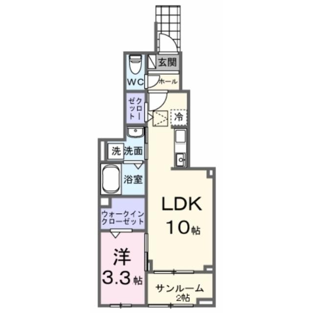 フォーロ・デル・コート辻（103） 間取り図画像