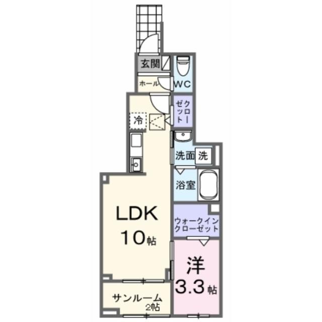 フォーロ・デル・コート辻（105） 間取り図画像