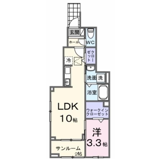 フォーロ・デル・コート辻（106） 間取り図画像