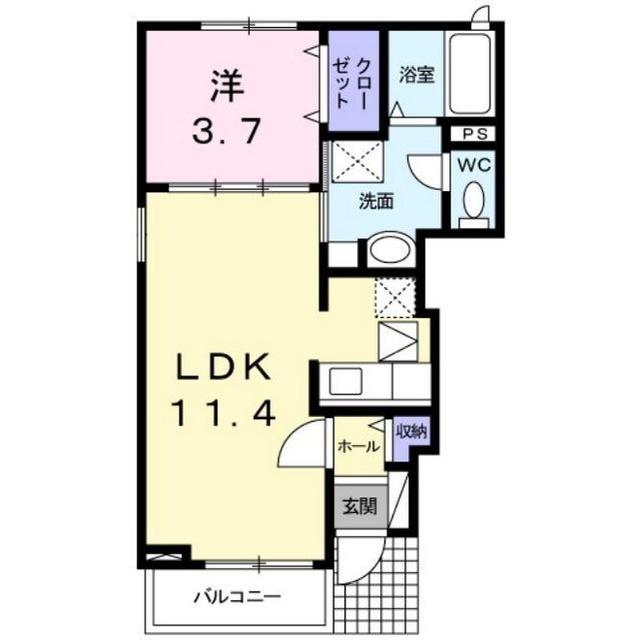 アイムス青山（101） 間取り図画像