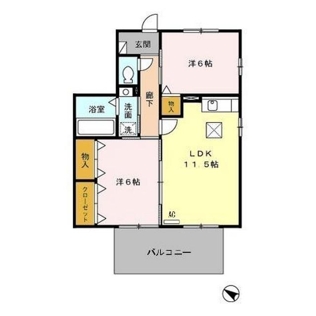 ロイヤル コート　Ａ（102） 間取り図画像