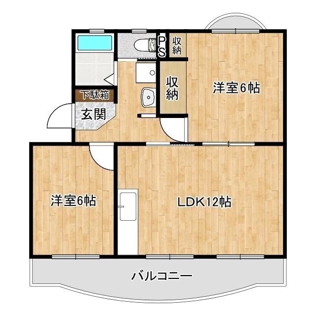 LASATA（302） 間取り図画像