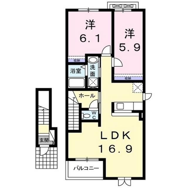 セレーノＦ（205） 間取り図画像