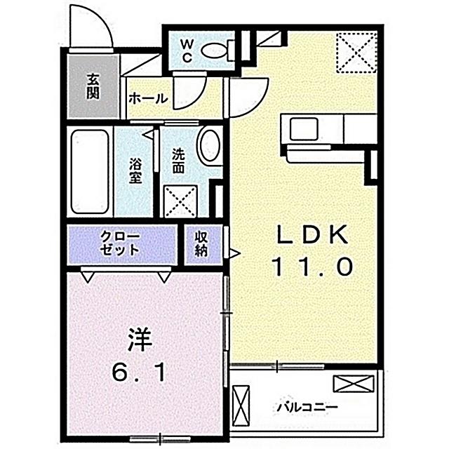ルージュ・Ｎ（202） 間取り図画像