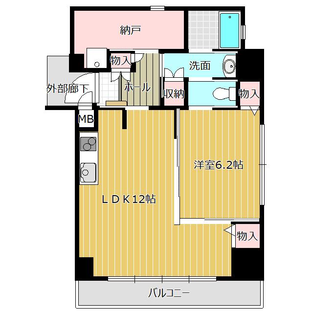 ヴィラ葵・（301） 間取り図画像