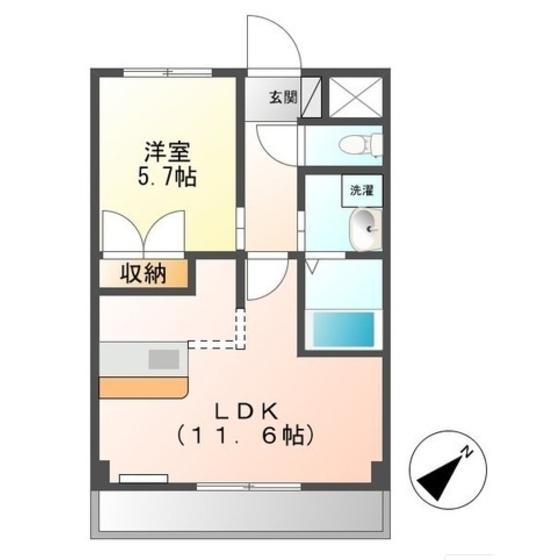 シティ・コート葵（505） 間取り図画像