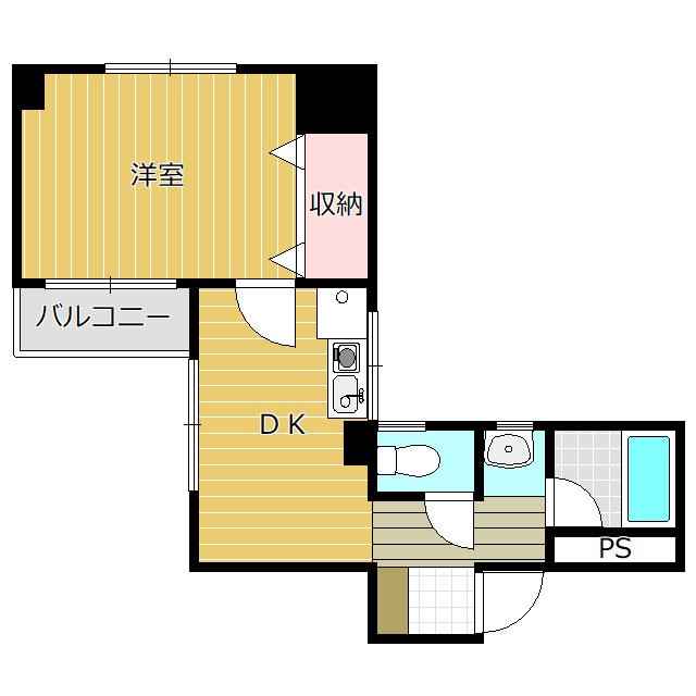 シェラハウス（401） 間取り図画像