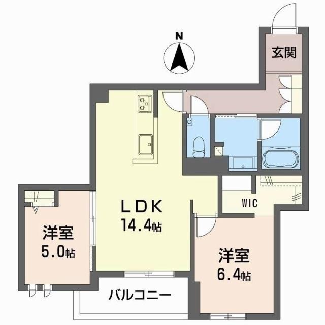 Avance東草深WEST（302） 間取り図画像